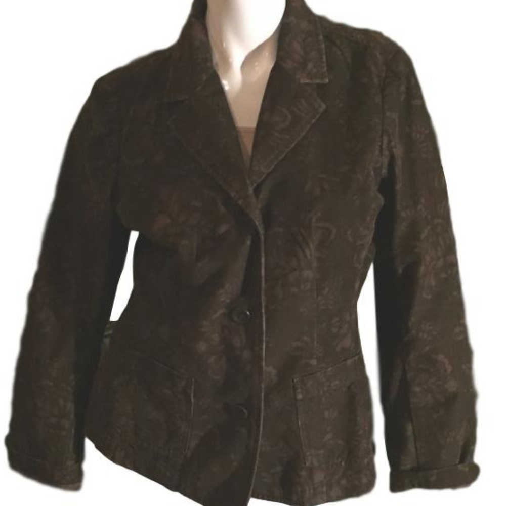 EDDIE BAUER PETITE SIZE 8 CORDUROY JACKET/BLAZER